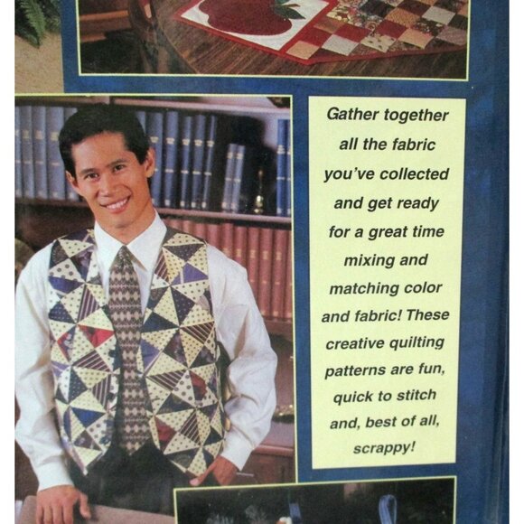 Quick Easy Scrap Quilting In Mix & Match Sets Quilting Sewing Projects Patterns - Picture 2 of 4